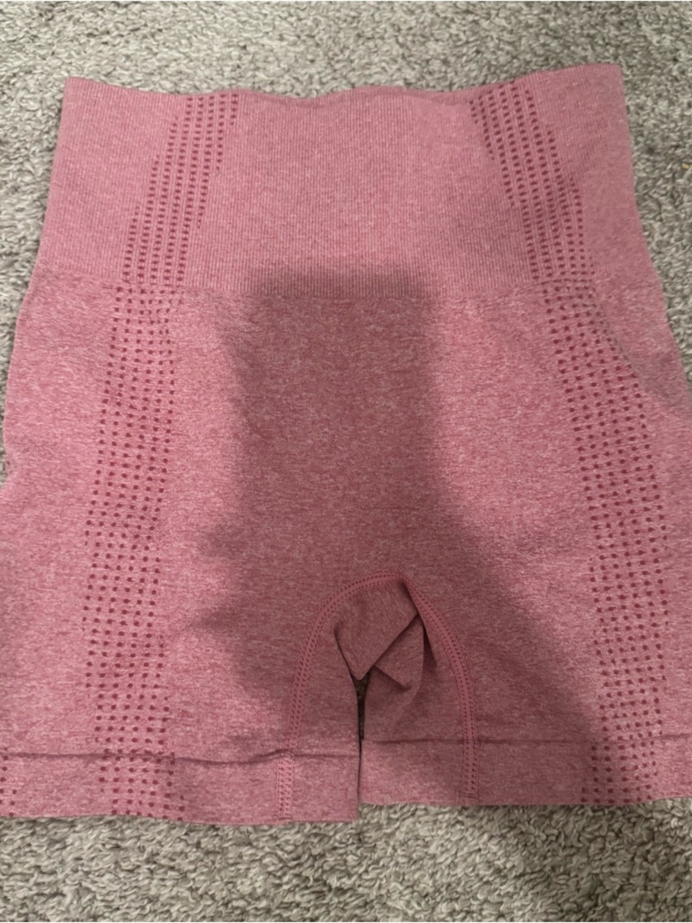 Seamless High-Waist Shaping Shorts - Dusty Rose